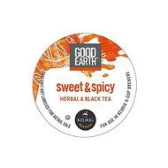 Good Earth Sweet and Spicy Herbal and BlackTea K-Cup pack of 2 18 count