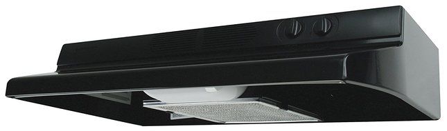 Air King AR1303 7-Inch Round Ducting Under Cabinet Range Hood with 2-Speed Blower and 180-CFM, 7.5-Sones, 30-Inch...