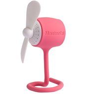MasterPal Telego Fan (Blue): (Summer Promotion!!!) A 5&quot; Water Resistant Portable Rechargeable Small Battery Operated... N2