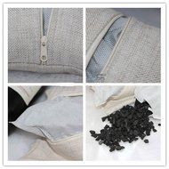 MEGOOD Flax Cloth 19x19cm 330g Air Purifying Bag Moso Bamboo Charcoal Air Purifiers(Tree) N3