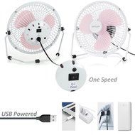 OPOLAR F501 Desktop USB Fan with Upgraded 6 Inch Blades, Enhanced Airflow, Lower Noise, Metal Design, USB Powered... N4