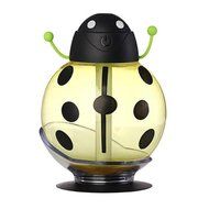 USB Charging Water Diffuser Mini Beetle Air Humidifier Night Light Mist Maker (Red)