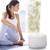 300ml Aromatherapy,Essential Oil Diffuser, Diffuser Portable Ultrasonic Aroma Humidifier with 7 Color Changing... N5