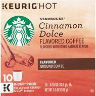 Starbucks Cinnamon Dolce, K-Cup for Keurig Brewers, 10 Count (Pack of 6) N3