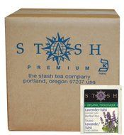 Stash Tea Organic Herbal Tea Bags in Foil, Lavender Tulsi, 100 Count