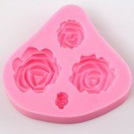 Bhbuy Fondant Cake Chocolate Suger Mold Sugarcraft 3d Silicone Soap Mould Rose Flower N2