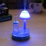 Mini LED Night Light Humidifier USB Mist Diffuser by YCTA, Blue