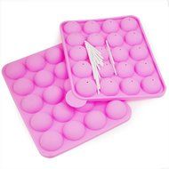 Topro Non-Stick Silicone Cake Pop Set Baking Tray Mold Lollipop Popsicle Lolly N2