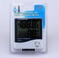 TOPROAD HTC-1 Indoor Digital Humidity Monitor Home Hygrometer with Alarm N2
