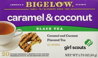 Bigelow Girl Scout Caramel &amp; Coconut Cookie Flavor Black Tea, 1 Box with 20 Bags N2