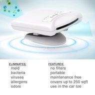 SpaRoom AirOasis Portable Air Purifier and Surface Sanitizer - Eliminates Germs, Viruses, Allergens, Mold, Odors... N2