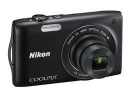 Nikon COOLPIX S3300 16 MP Digital Camera with 6x Zoom NIKKOR Glass Lens and 2.7-inch LCD (Black) N13
