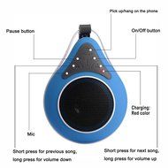 Bluetooth Speaker, Waterproof Wireless Bluetooth Shower Speaker Outdoor Portable 3.0 Mini Speaker with Carabiner... N4