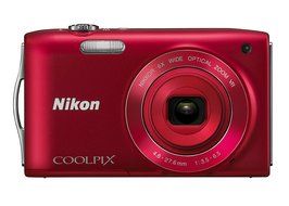 Nikon COOLPIX S3300 16 MP Digital Camera with 6x Zoom NIKKOR Glass Lens and 2.7-inch LCD (Black) N15