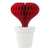 HSI Lovepot Heart Non-Electric Personal Humidifier in Red