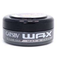 New Gatsby Hair Styling WAX MAT &amp; Hard From Japan for MEN 3 x 75 G.