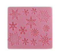 SHINA Snow Snowflake Shape Fondant Soap Sugar Craft Cake Decorating Silicone Mold