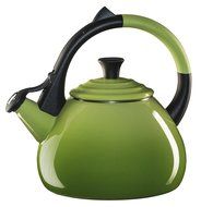 Le Creuset Enameled Steel 1.6 Quart Oolong Tea Kettle, Palm