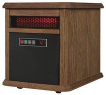 Duraflame 9HM8101-O142 Portable Electric Infrared Quartz Heater, Oak N7