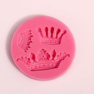 Bhbuy DIY King Crown Baking Mold Fondant Mould Handmade Silicone Cake Mould N2