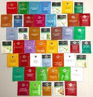 PowerTea Medley Gift Box Stash Tea Variety 45 Tea Bags with Power for Apple Honey Sticks