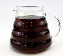 800ml glass pour over coffee carafe, high quality 800ml pour over glass carafe