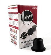 Reusable Nespresso Capsules - 6 Pack - Refillable Pods For Nespresso Machines (OriginalLine Compatible) N7
