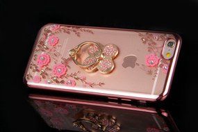 iPhone 6S Case,iPhone 6 Case, PHEZEN iPhone 6S TPU Case Luxury Bling Diamond Crystal Clear Soft TPU Silicone Back... N7