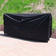 Sunnydaze 8-Foot Firewood Log Rack, Log Rack &amp; Cover COMBO N4