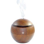 Skycoolwin Wood Grain Ultrasonic Humidifier 150ml Aromatherapy Essential Oil Diffuser Perfect Gift N6