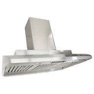 KOBE Range Hoods IS2342SQB-DC59-1 6-Speed 720 CFM Premium Island Range Hood Fits Ceiling Heights Of 9-11', 42"