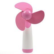 1 X KLOUD City&reg;Pink Personal Hand-held/Portable Battery Operated Mini Air Fan for Home and Travel