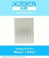 Winix 17WC Air Purifier Filter Fits P150 &amp; WAC9300, Compare Part # 114090, Designed &amp; Engineered by Crucial Air