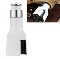 ATD Innovation Design Rapid Charge Dual USB Ports Car Air Purifier Ionizer Oxygen Bar Humidifier(White) N5