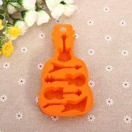 DIY Violin Guitar Cake Mold Silicone Chocolate Fondant Mould N12