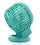 Mini Desktop Fan Double Blade USB Rechargeable (pink) N4