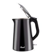 Rosewill Double Layer Insulated Stainless Steel Pot Double Wall Tea Water Kettle Cool Touch Exterior, 1.5 L, Black... N15