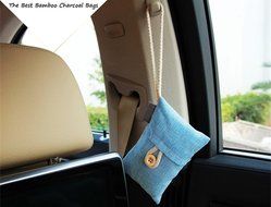 Lysa 100% Organic Natural Bamboo Charcoal Bag - Home / Car Air Cleaner, Air Refreshing Agent (Black+gray-100g*2) N9