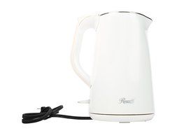 Rosewill Double Layer Insulated Stainless Steel Pot Double Wall Tea Water Kettle Cool Touch Exterior, 1.5 L, Black... N16