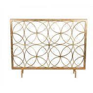 Antique Gold Circles Firescreen