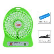 HOOYEE 4-Inch 3 Speeds Portable Mini Personal Battery Operated Fan Rechargeable Handheld Desktop Usb Fan with...