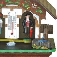 German Black Forest weather house with keyboard TU 1817 N3