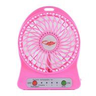 HOOYEE 4-Inch 3 Speeds Portable Mini Personal Battery Operated Fan Rechargeable Handheld Desktop Usb Fan with... N3