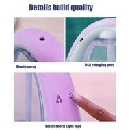 BeQool USB Aroma Diffuser Humidifier Message Board Nightlight Humidifier -Black (Blue) N9