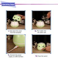 Anself USB Cool Mist Humidifier, Whisper-quiet Operation Air Cleaning System for Home Office N20