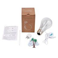 Bulb Humidifier , LED Nightlight, Creative USB Mini Humidifier Mute (Golden) N4