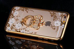 iPhone 6S Case,iPhone 6 Case, PHEZEN iPhone 6S TPU Case Luxury Bling Diamond Crystal Clear Soft TPU Silicone Back... N15