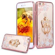 iPhone 6S Case,iPhone 6 Case, PHEZEN iPhone 6S TPU Case Luxury Bling Diamond Crystal Clear Soft TPU Silicone Back... N18