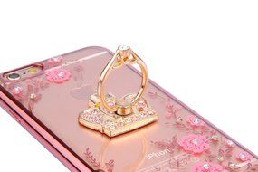 iPhone 6S Case,iPhone 6 Case, PHEZEN iPhone 6S TPU Case Luxury Bling Diamond Crystal Clear Soft TPU Silicone Back... N20