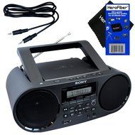Sony Bluetooth &amp; NFC (Near Field Communications) MP3 CD/CD-R/RW Portable MEGA BASS Stereo Boombox with Digital...